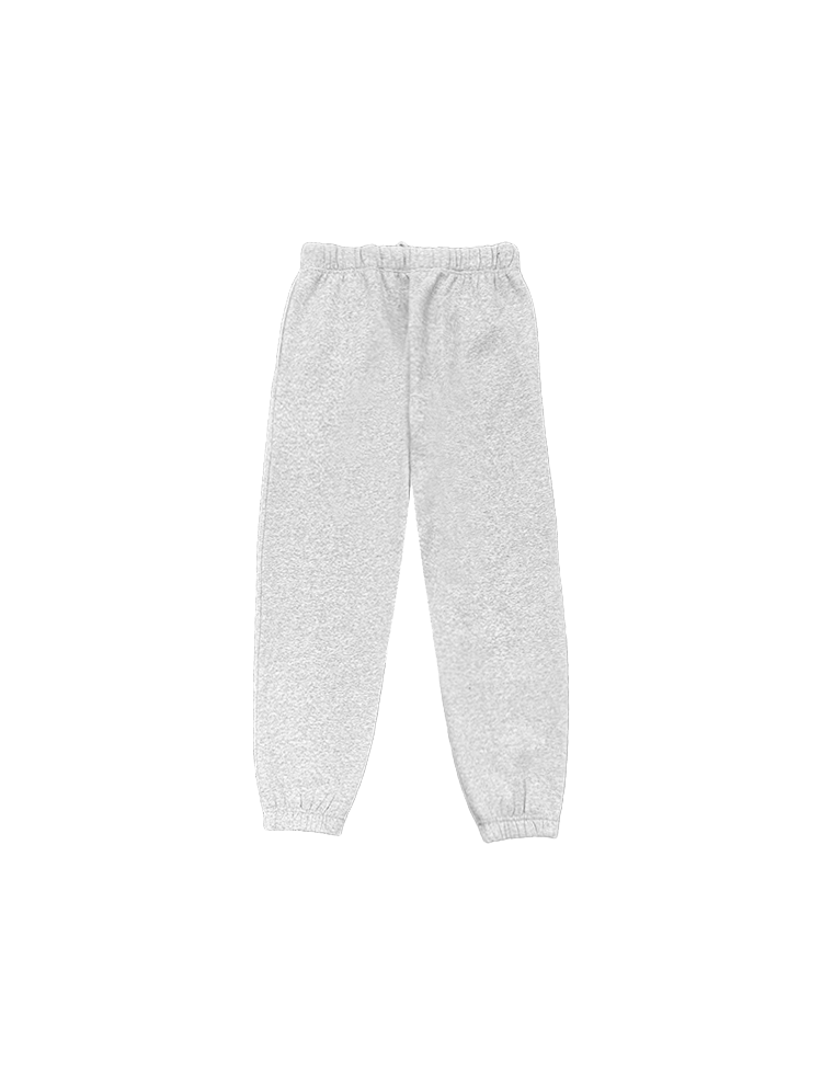 Groothandel warme katoenen fleece 350 g/m² zware dagelijkse straatkleding rechte joggingbroek