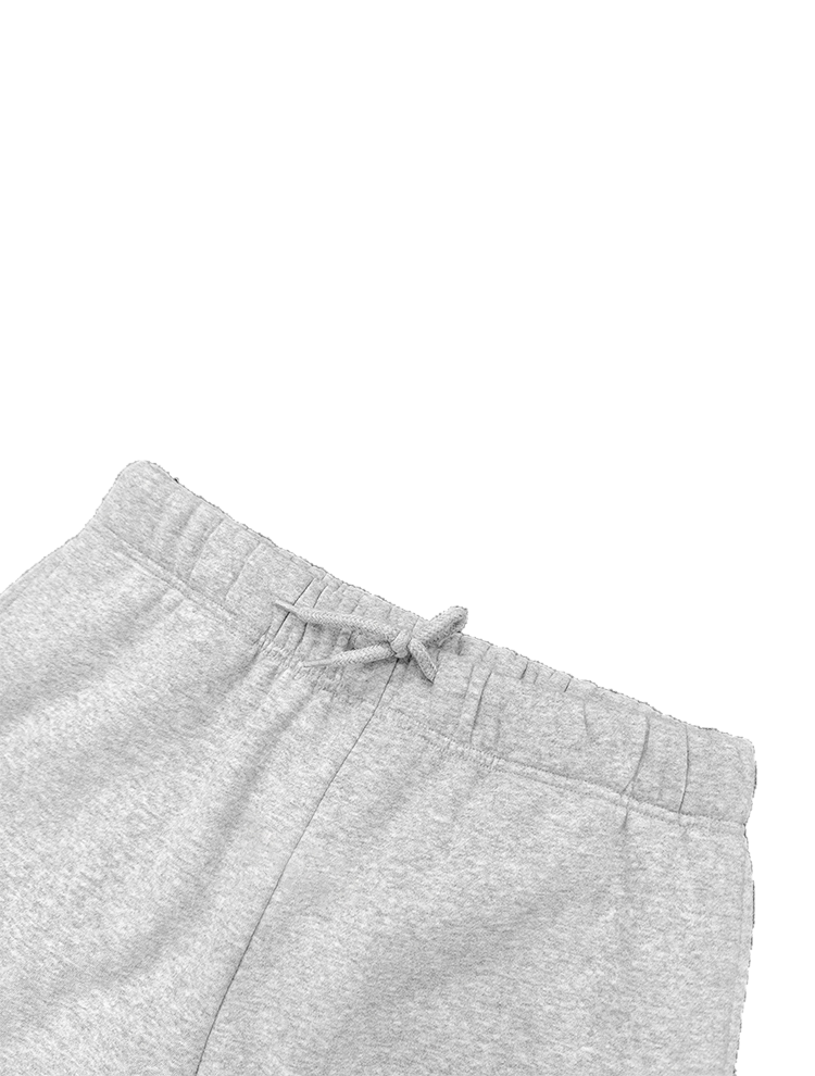 Groothandel warme katoenen fleece 350 g/m² zware dagelijkse straatkleding rechte joggingbroek