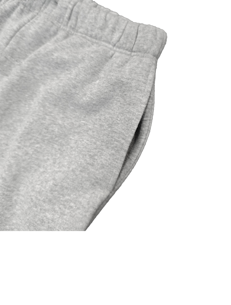 Groothandel warme katoenen fleece 350 g/m² zware dagelijkse straatkleding rechte joggingbroek