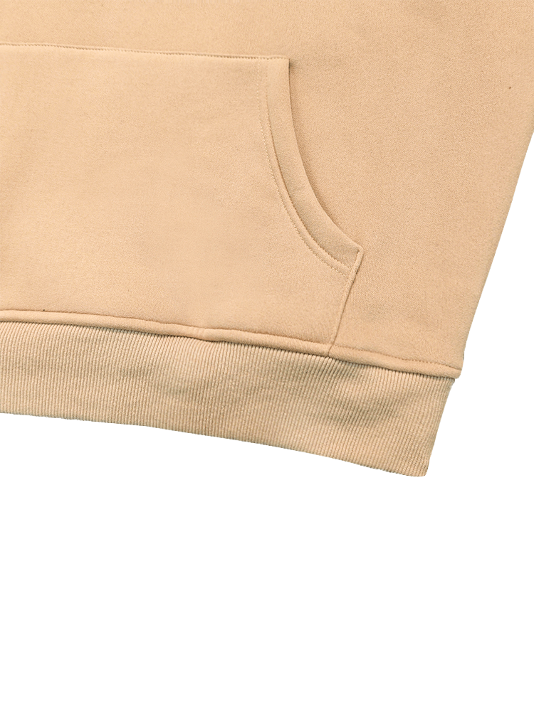 Aangepaste satijnen hoodie met zijden voering aan de binnenkant