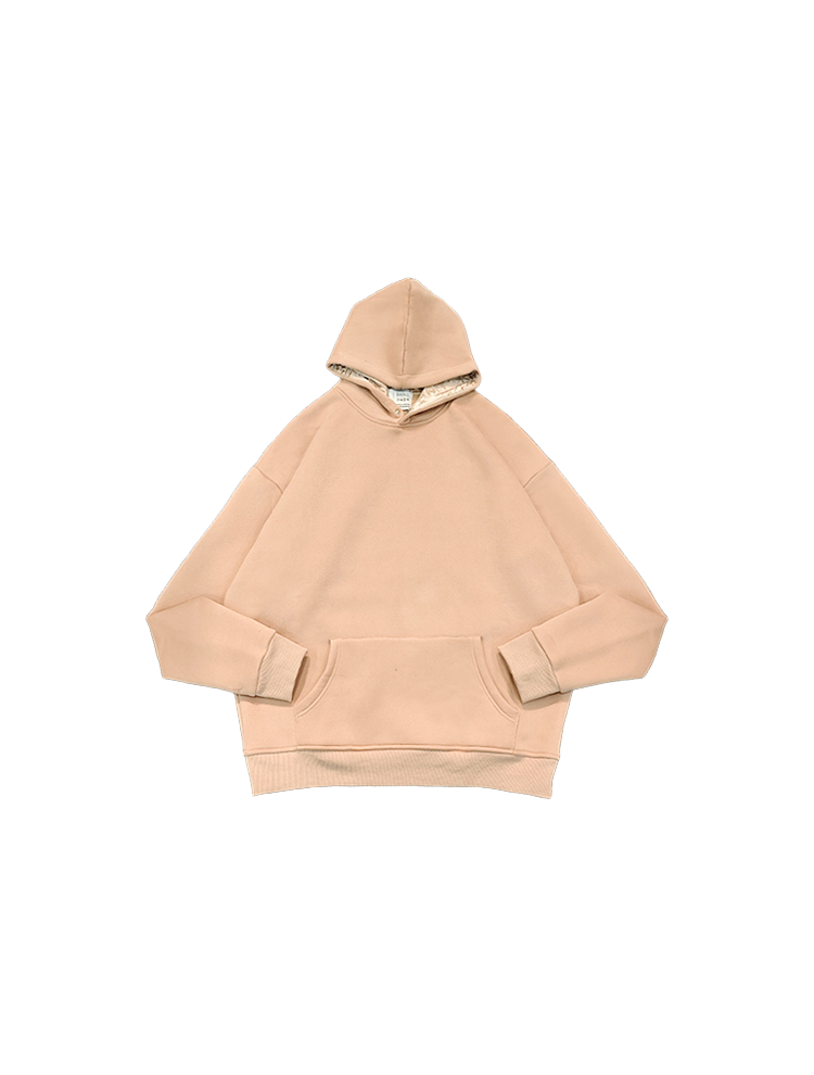 Aangepaste satijnen hoodie met zijden voering aan de binnenkant