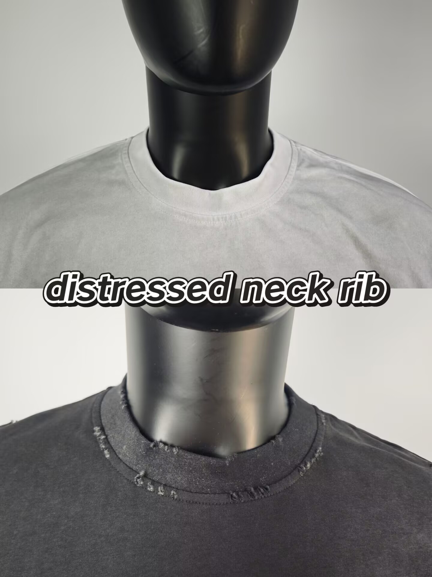 Heren T-shirt Oversized Blank T-shirt Acid Wash Heavyweight Sun Fade Wash Boxy Cropped Distressed Vintage T-shirts voor heren