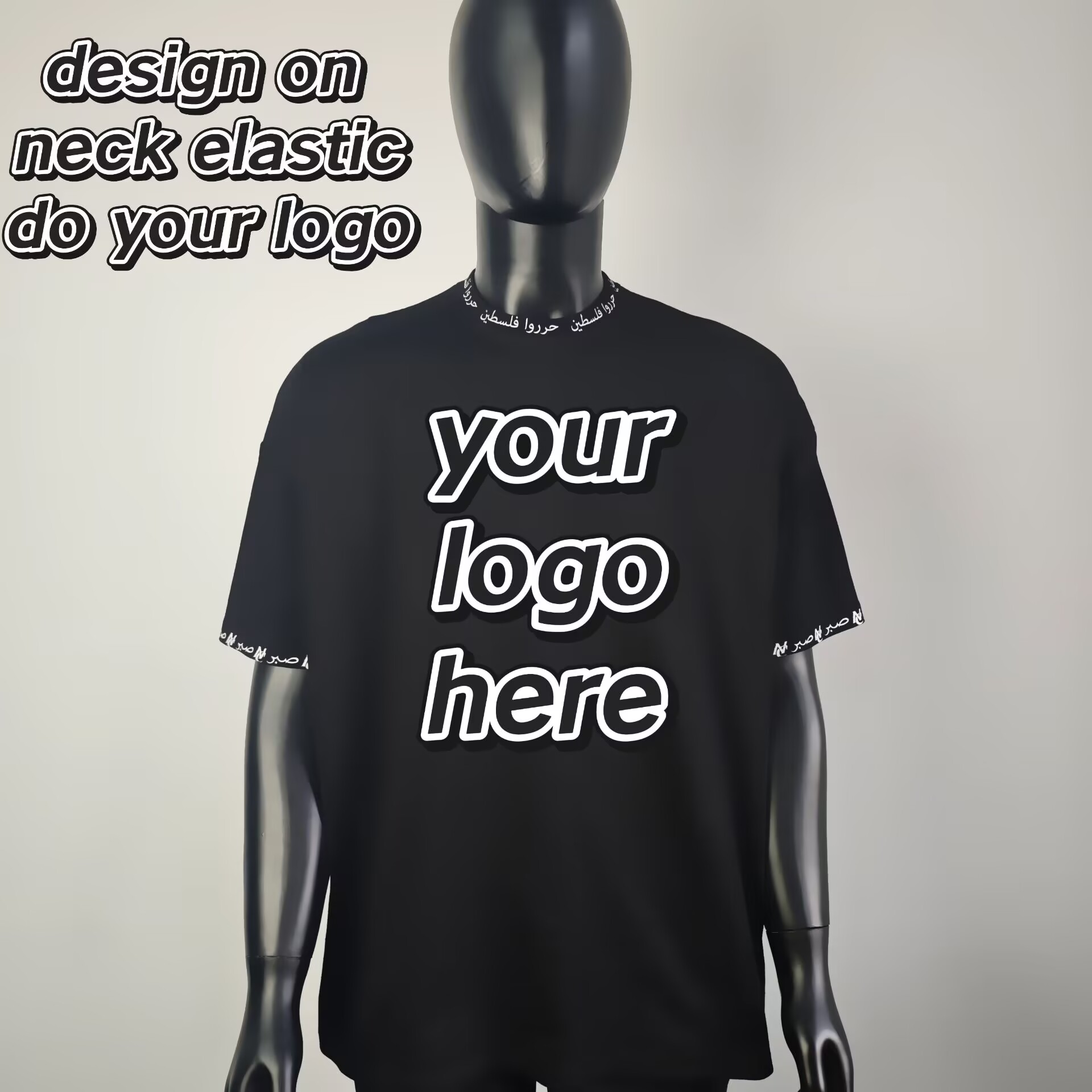 Fabrikant op maat gemaakte zware Y2k grafische print T-shirts High Street Regular Fit ronde hals bedrukte T-shirts voor heren