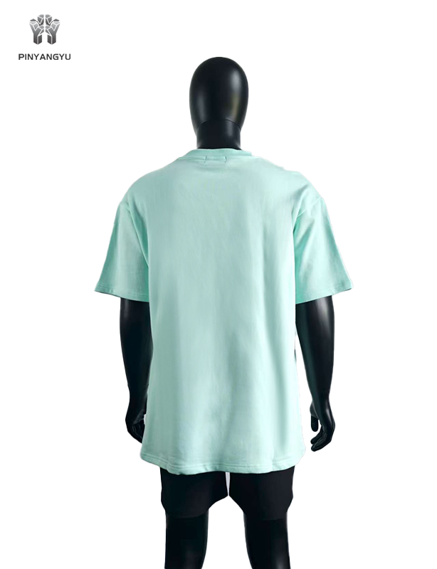 Groothandel gouden zeefdruk grafisch logo gouden foliedruk plus size T-shirts voor mannen