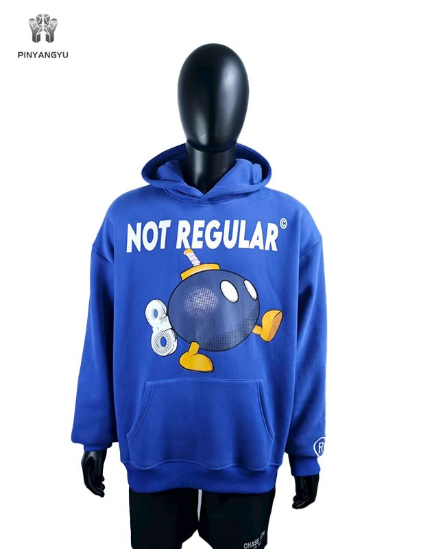 Zeefdruk en kleurrijk logo-ontwerp hoodie
