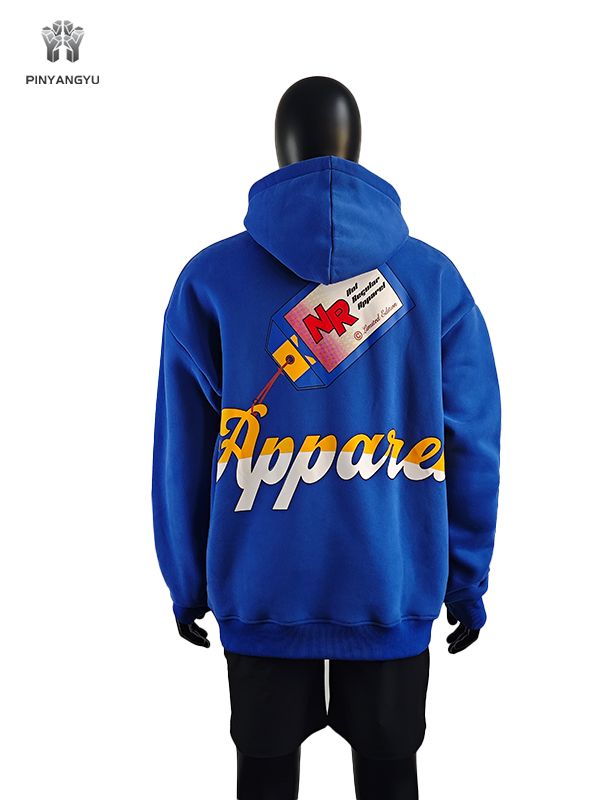 Zeefdruk en kleurrijk logo-ontwerp hoodie
