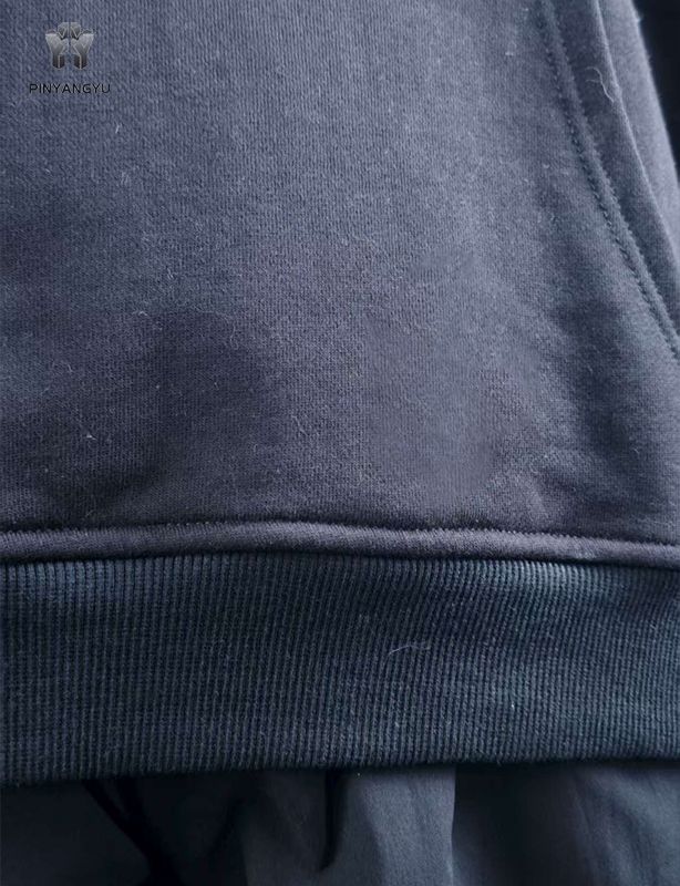 Hoodie met allround pofprint