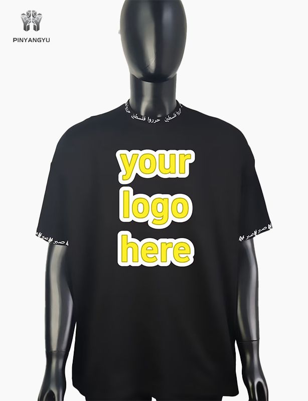 Fabrikant op maat gemaakte zware Y2k grafische print T-shirts High Street Regular Fit ronde hals bedrukte T-shirts voor heren