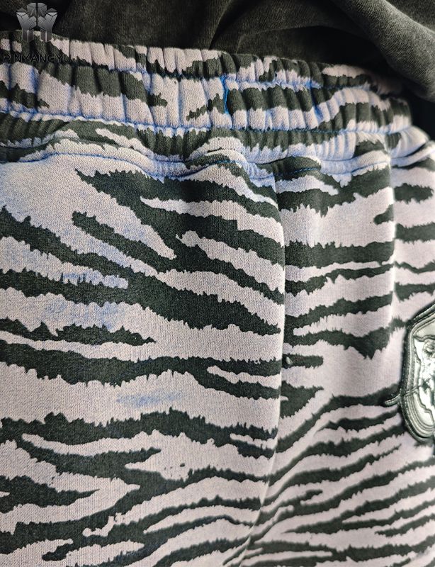 volledig zeefdruk en borduurwerk patch broek