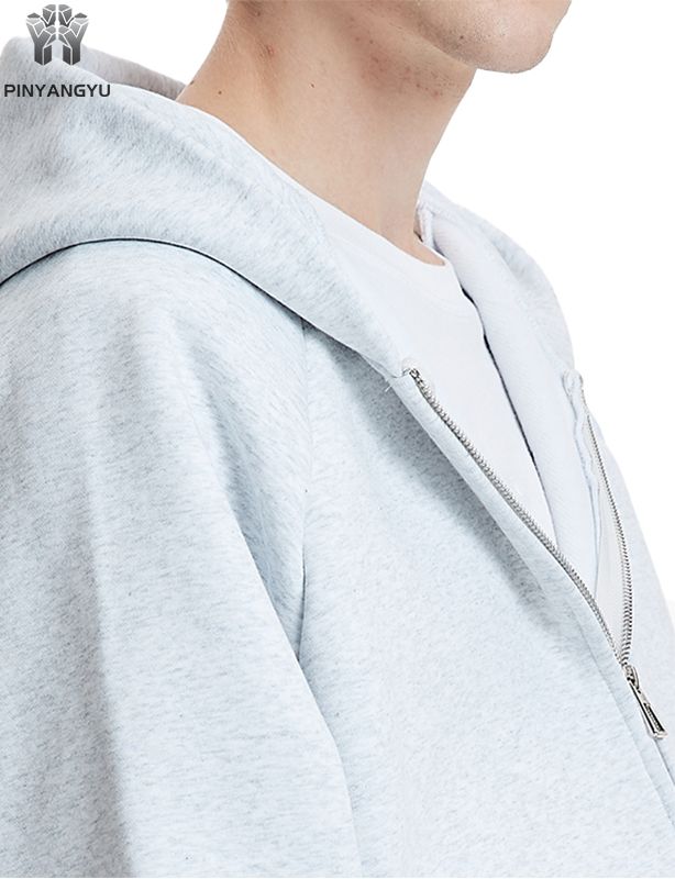 Nieuwe op maat gemaakte hoogwaardige borduurwerk blanco zwaargewicht oversized 400 g/m&sup2; Franse badstof katoenfleece milieuvriendelijke herenhoodie