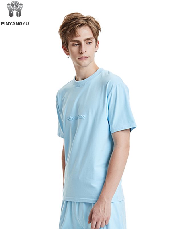 Veelkleurig T-shirt, los en ademend, heren- en damesstijlen kunnen worden aangepast