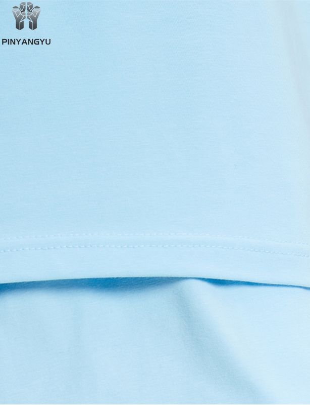 Veelkleurig T-shirt, los en ademend, heren- en damesstijlen kunnen worden aangepast