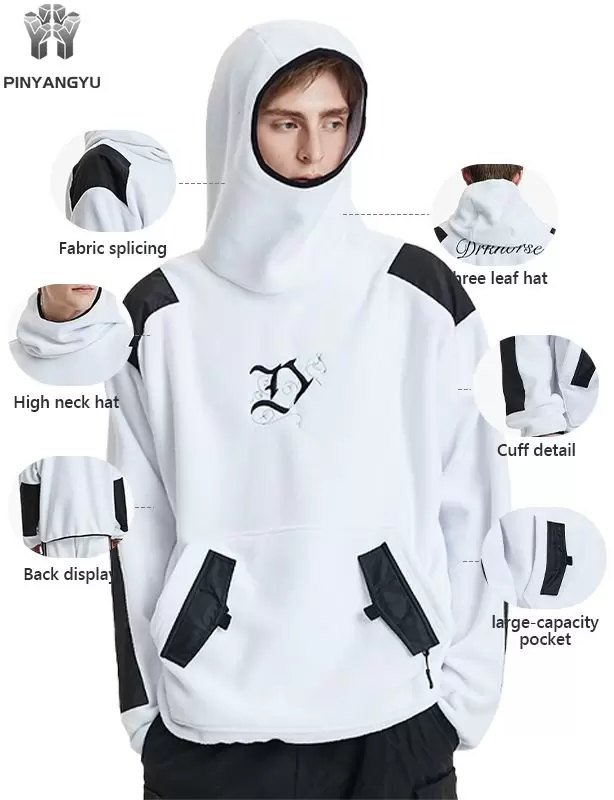 Hoodie met hoge hals Hoodie met hoge hals