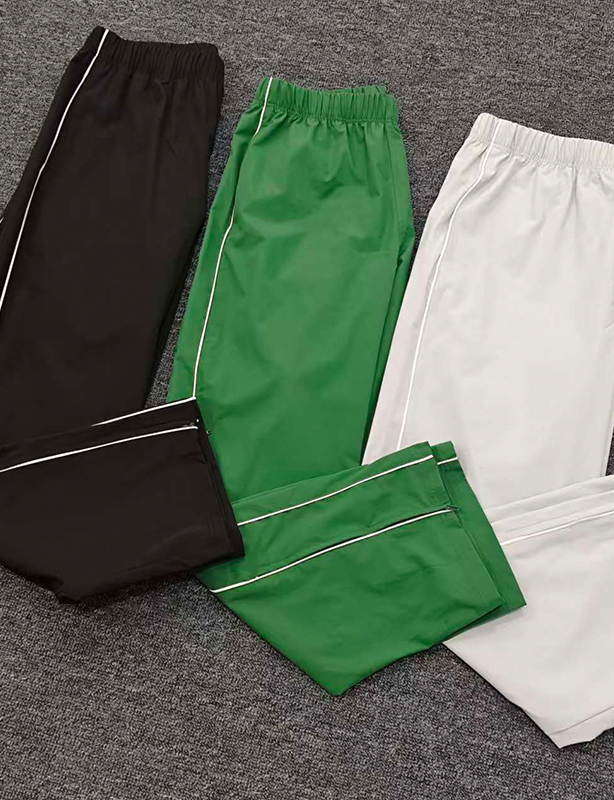 Op maat gemaakte casual mid-joggingbroek met zeefdruklogo, geborduurd, normale pasvorm, fleece aan de binnenkant, katoenen gebreide trainingsbroek voor heren