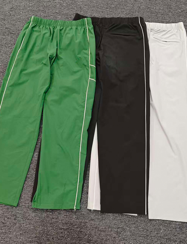 Op maat gemaakte casual mid-joggingbroek met zeefdruklogo, geborduurd, normale pasvorm, fleece aan de binnenkant, katoenen gebreide trainingsbroek voor heren