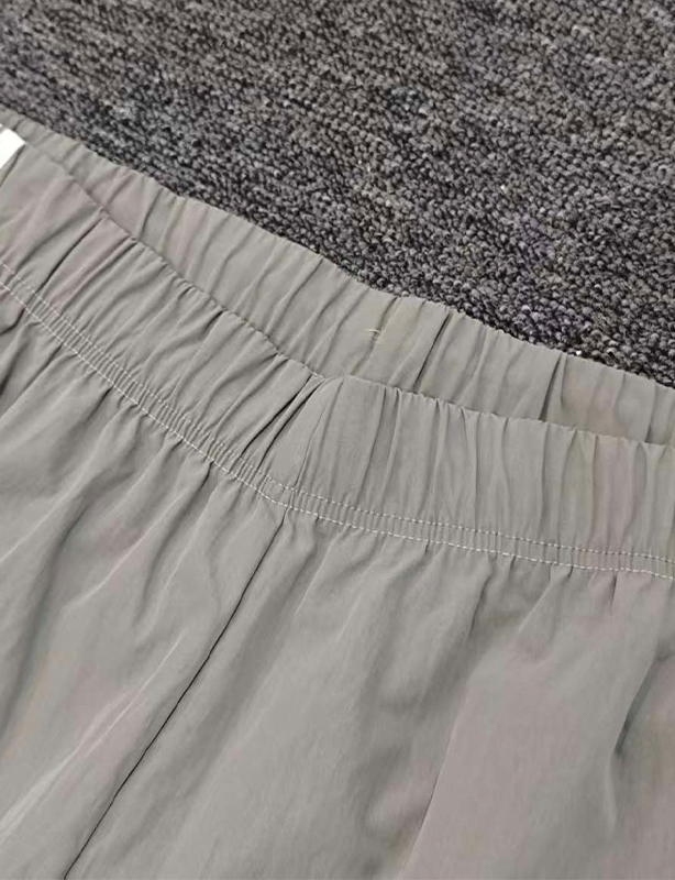 Aangepaste mode Jeugd Nylon Super Baggy Flare Reli&euml;f Heren Zwaargewicht Joggingbroek Oversized Print Brede Joggers Trekkoordbroek