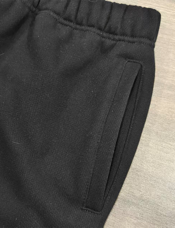 Herenshorts met borduursel van French Terry &ndash; Casual zachte shorts voor dagelijks gebruik in de zomer