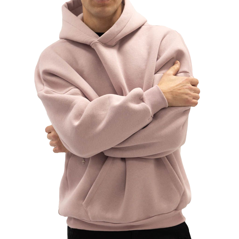 OEM klassieke herenhoodie met capuchon &ndash; zacht fleece casual sweatshirt met capuchon